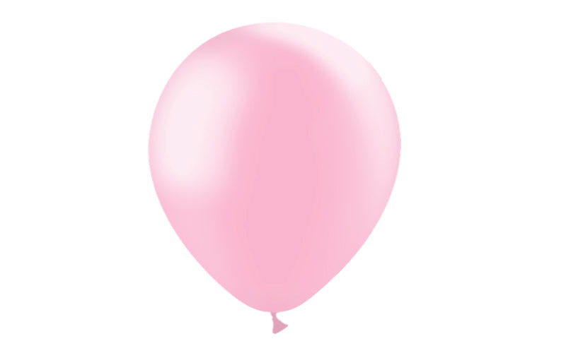 Latex Metallic 12" (100)Baby Pink