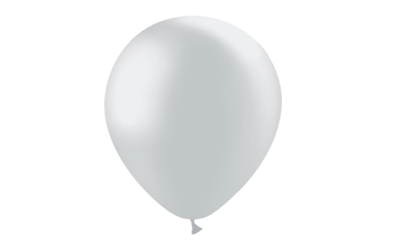 Latex Metallic 12" (100)Silver