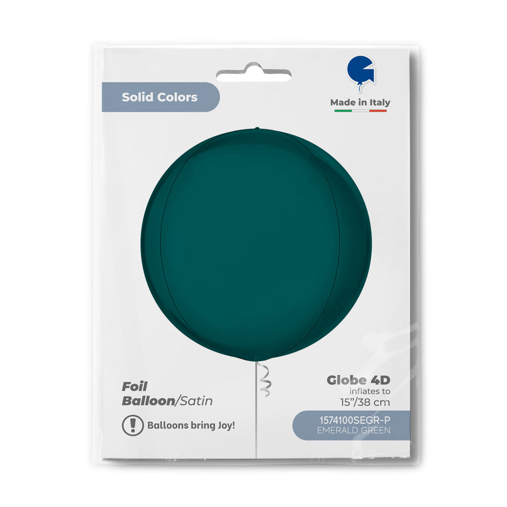 Globe 15inc Satin Emerald Green 4D