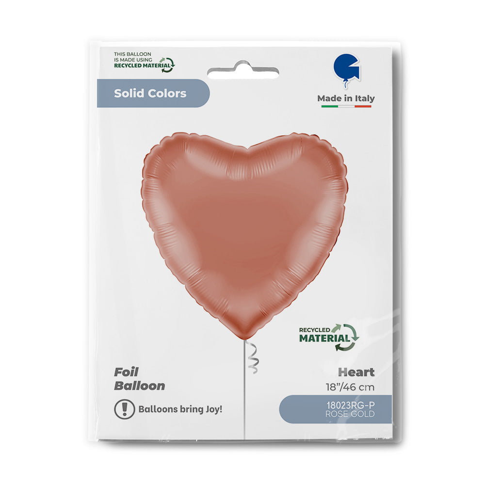 Heart 18inc Rose Gold
