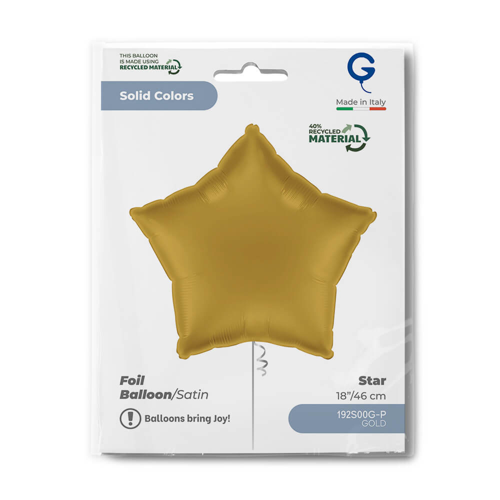 Star 18inc Satin Gold Single Pack