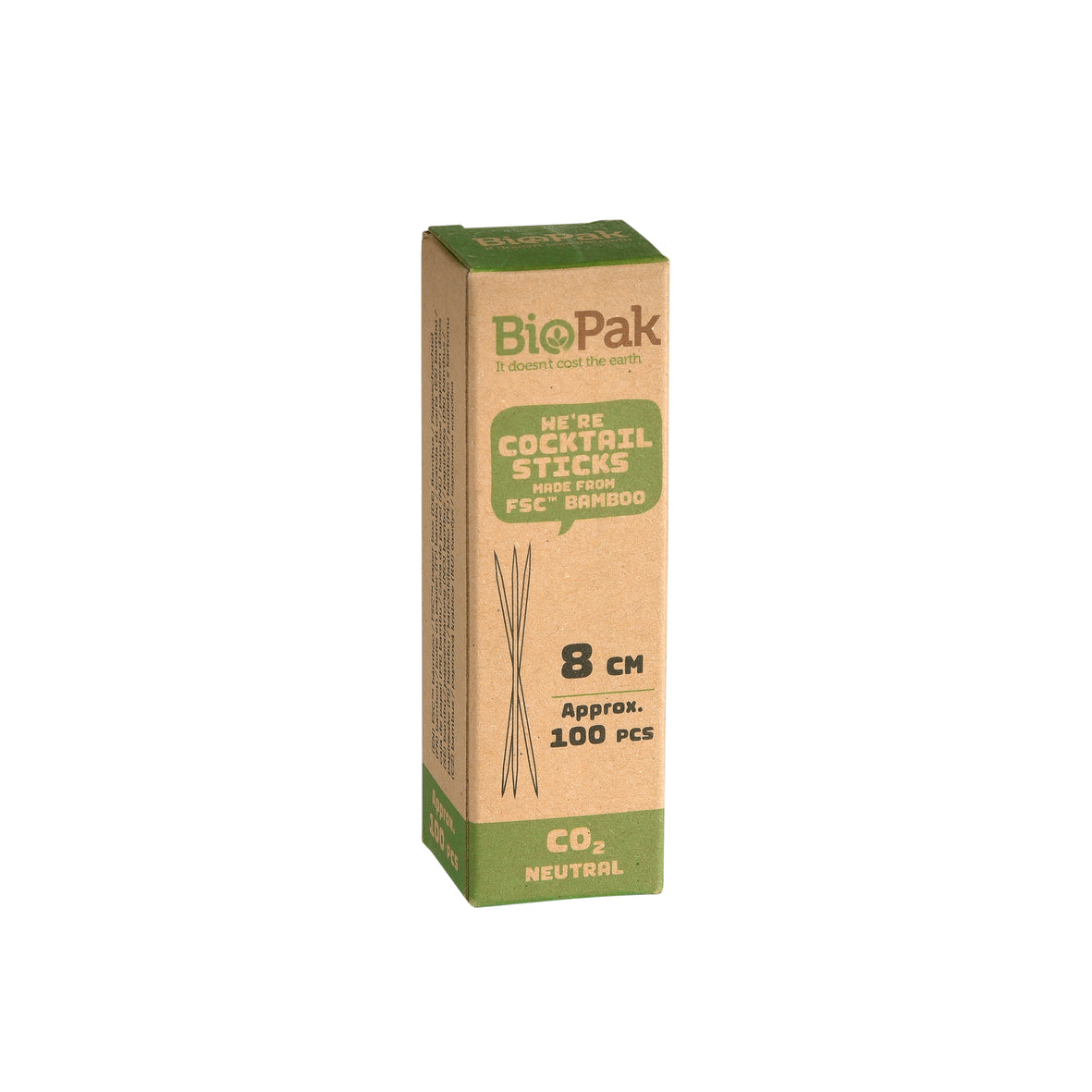 BioPak Cocktail Sticks (Pack of 100)