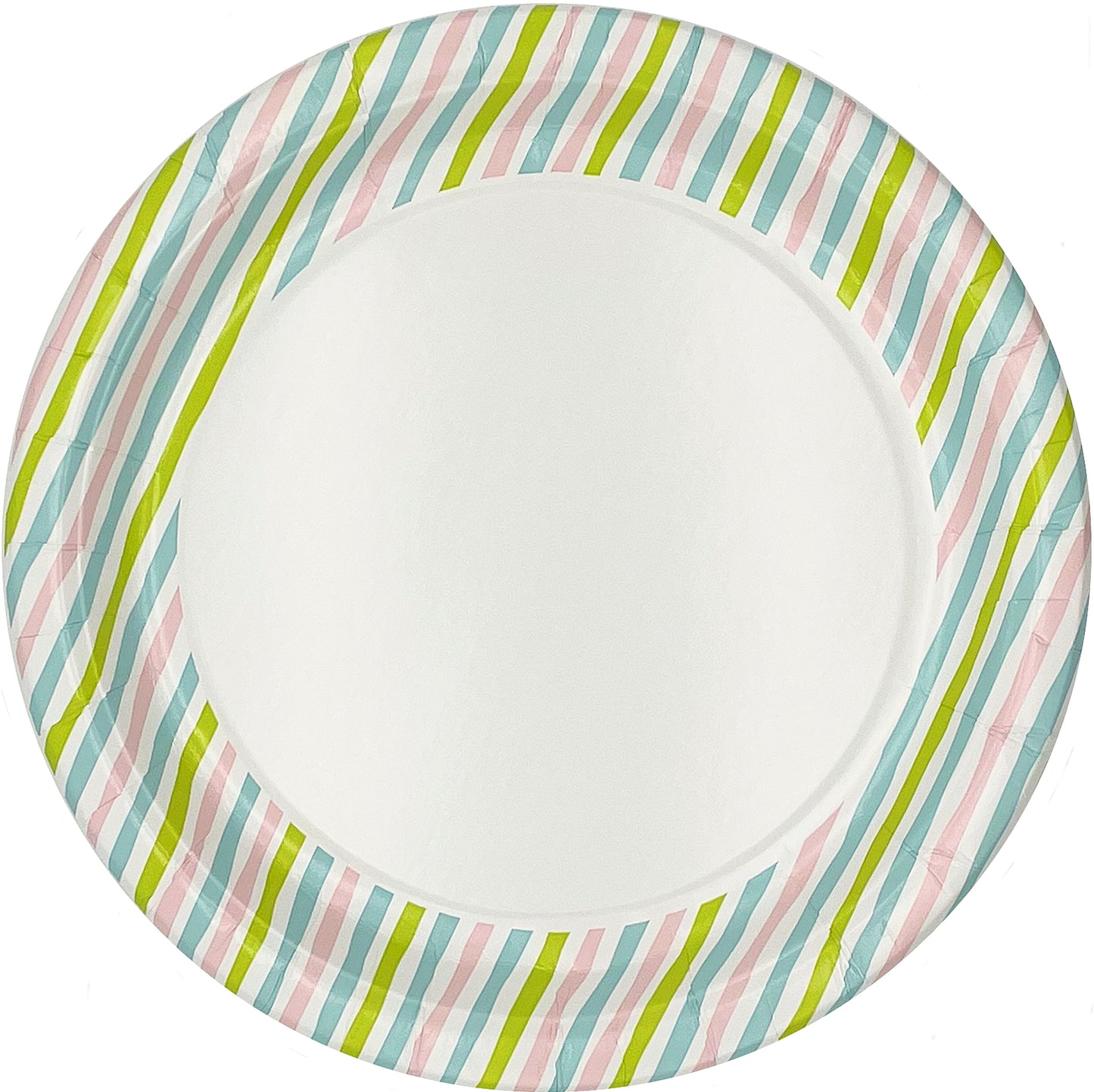Paper Plates 22cm Stripes Multi (Pack of 10)