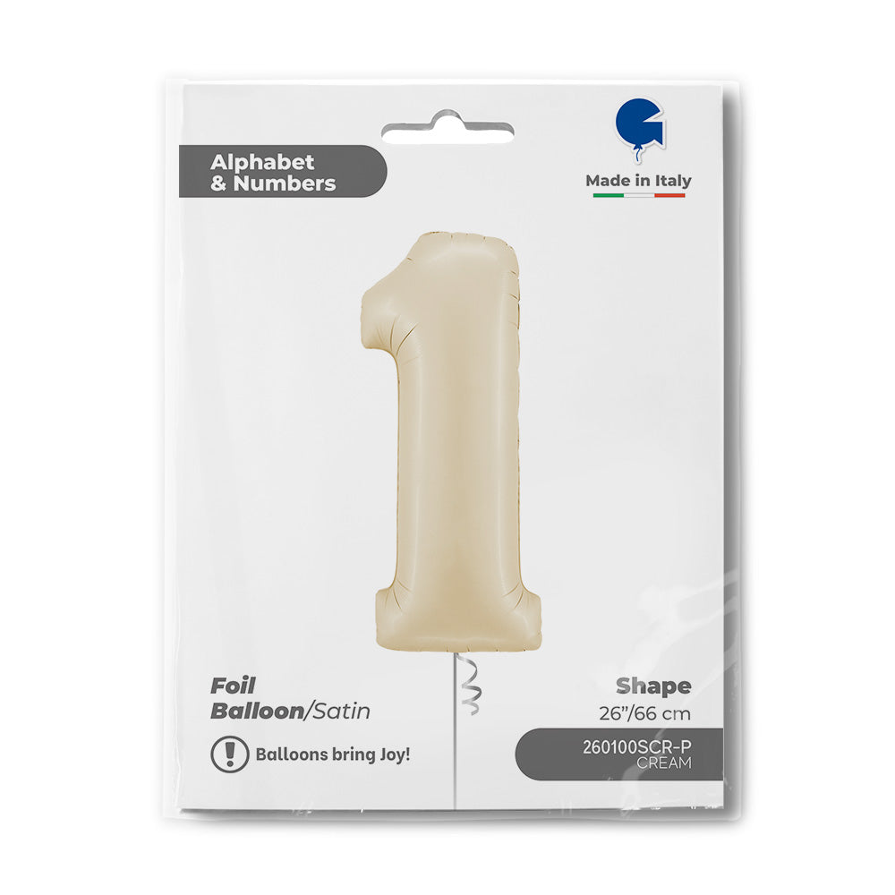Number 1 Satin Cream 26inc