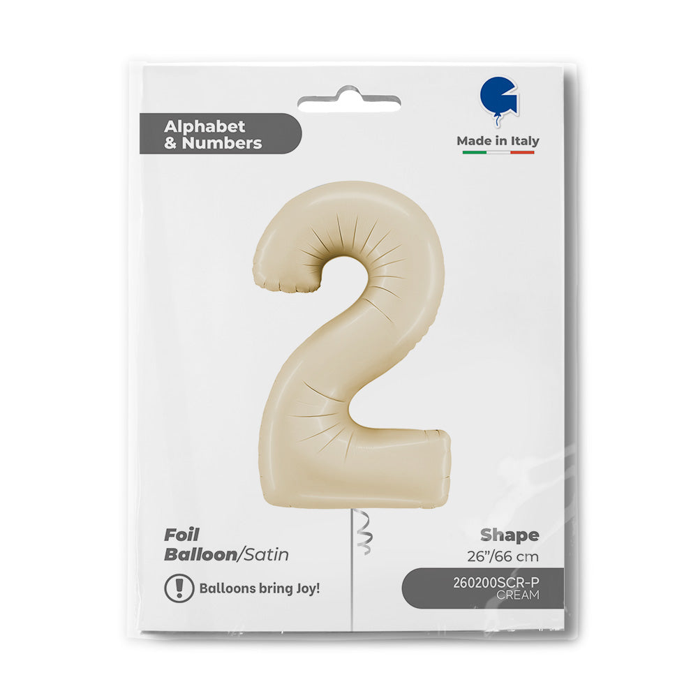 Number 2 Satin Cream 26inc