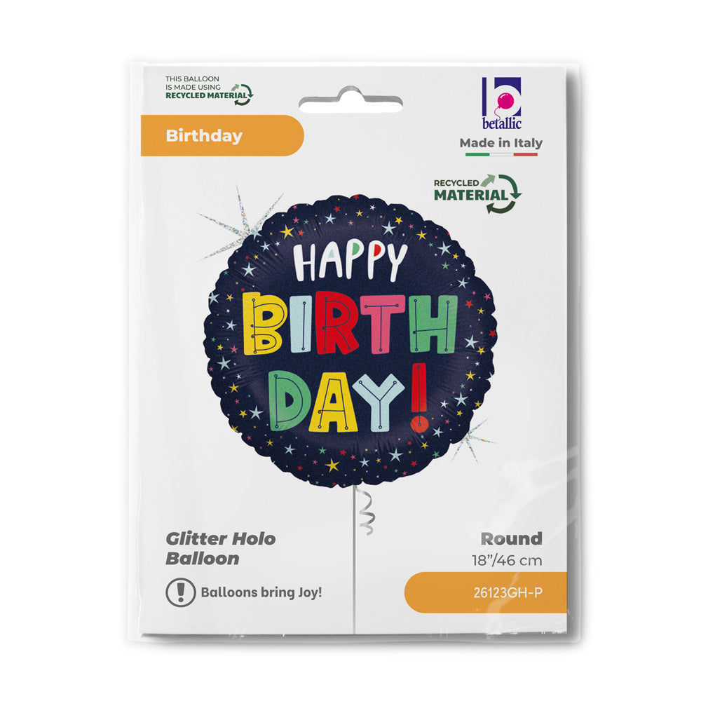 R18 Birthday Colorful Stars