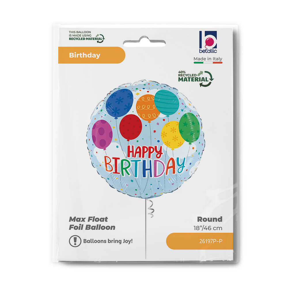 Birthday Colorful Balloon Single Pack