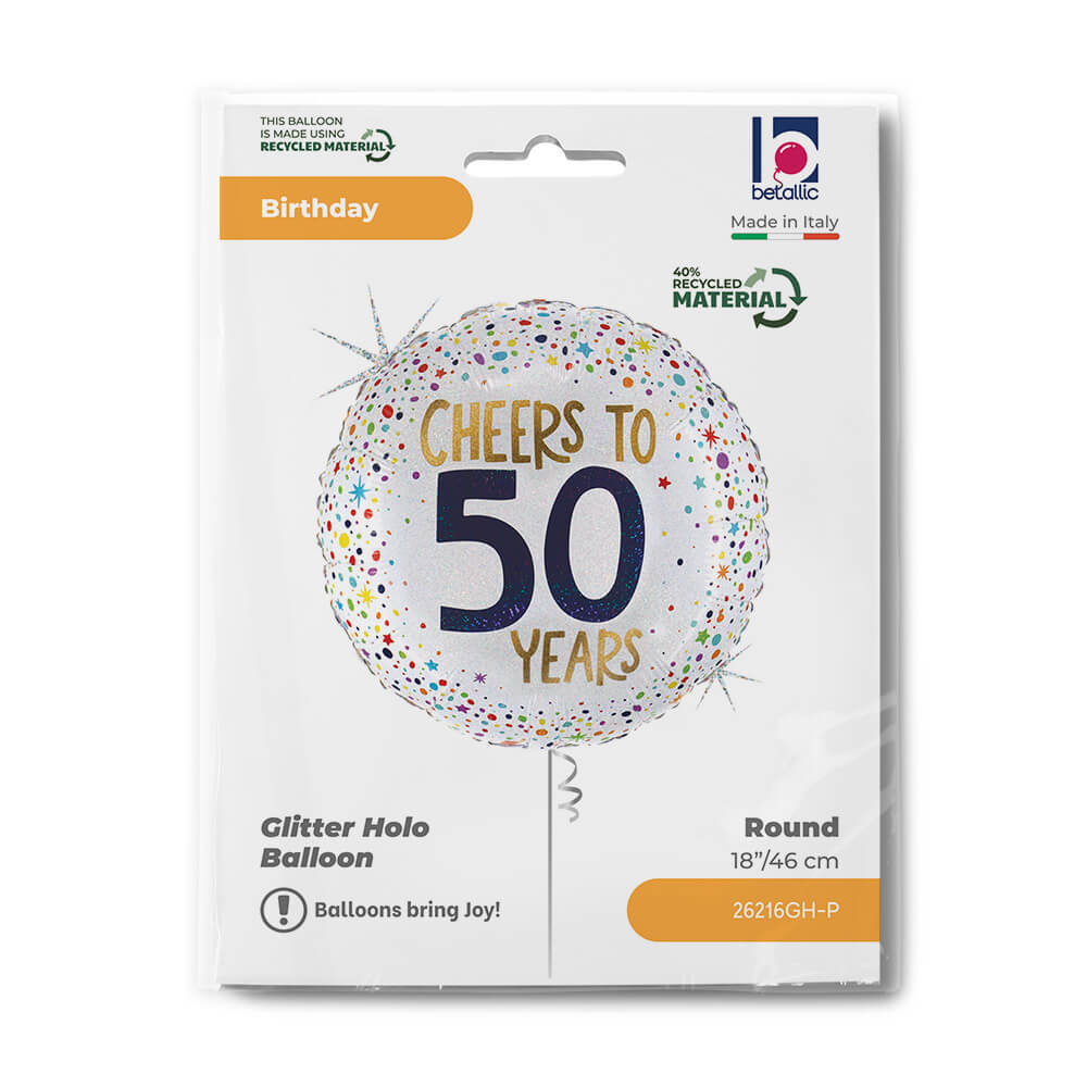 Cheers To 50 Years Single Pack