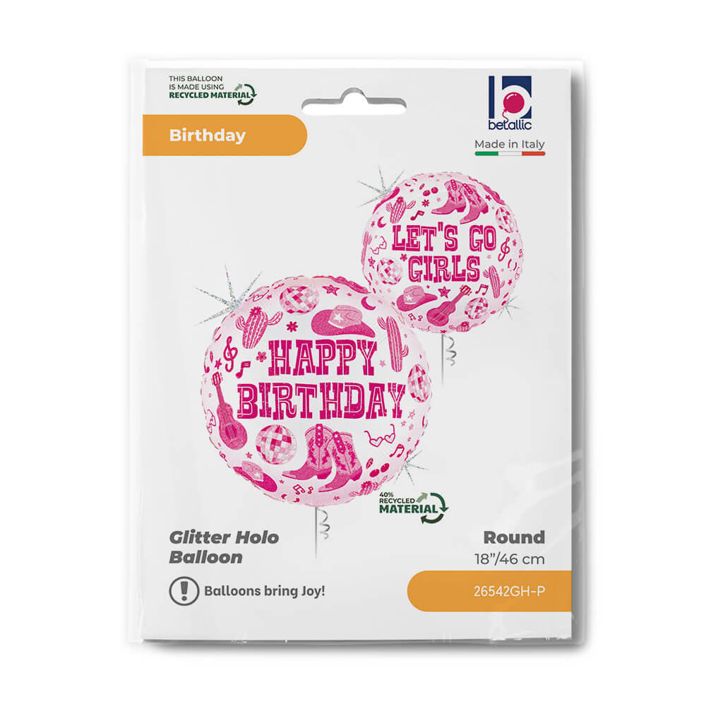 Disco Cowgirl Birthday Single Pack