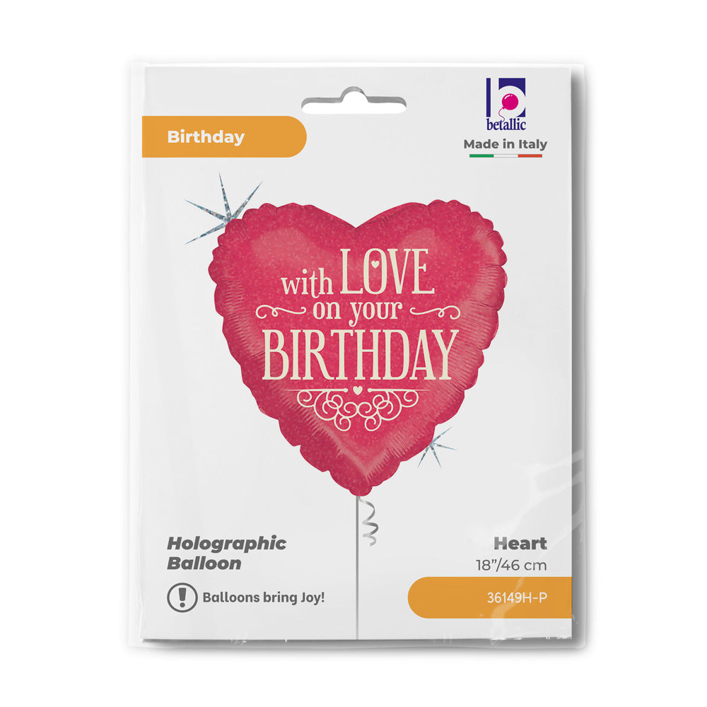 H18 With Love On Your Birthday