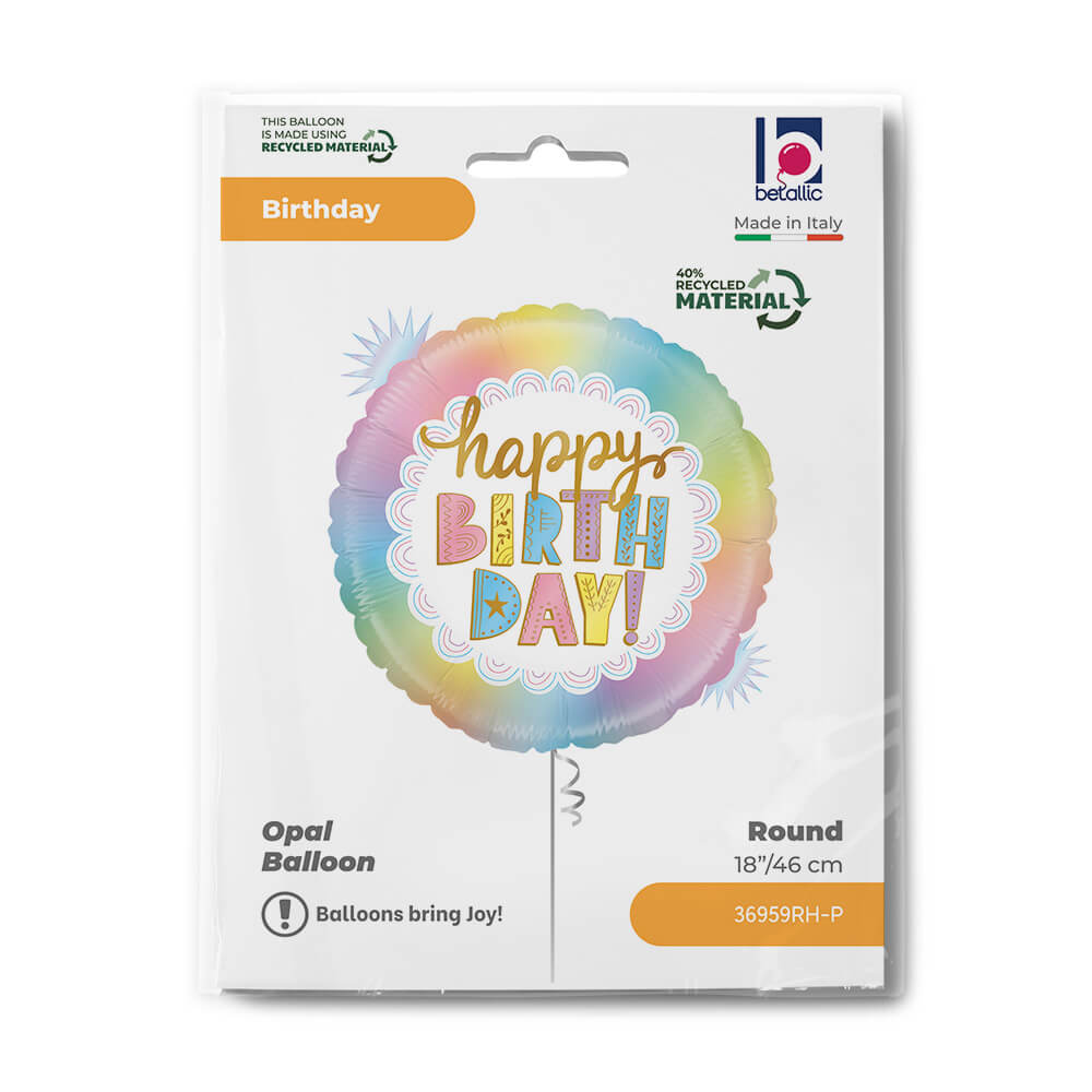 Opal Birthday Rainbow Holographic Single Pack