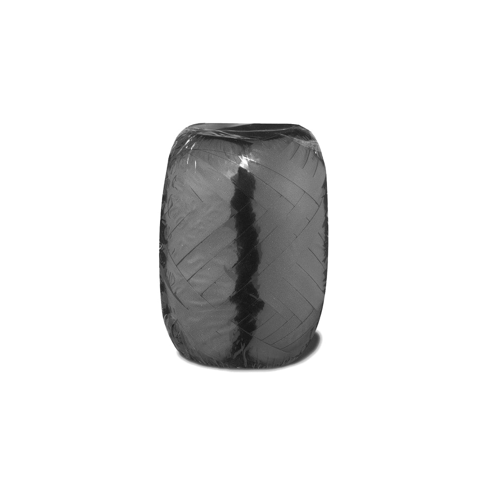 Metallic Black Ribbon 20m x 5mm metallic black decorative ribbon roll for gifts, balloons and party decor