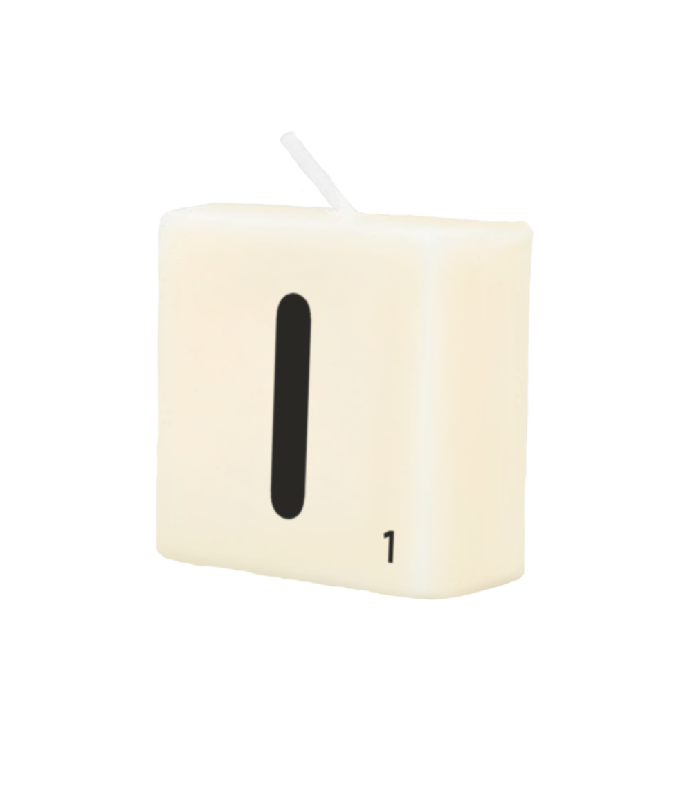Letter candle - I