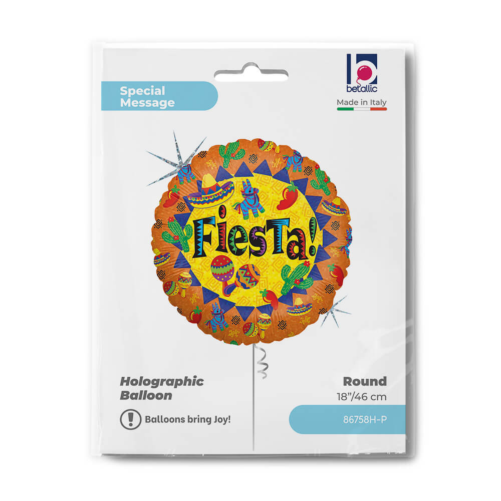 Fiesta Holographic Balloon