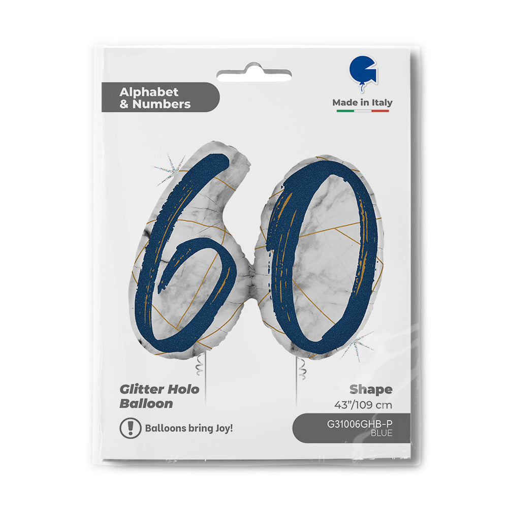 Marble Mate Numbers 60 Blue