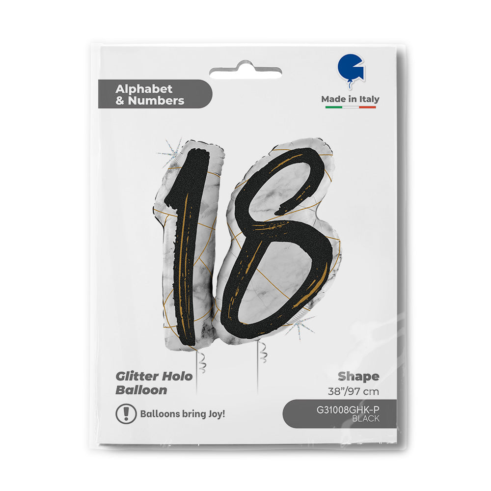 Marble Mate Numbers 18 Black