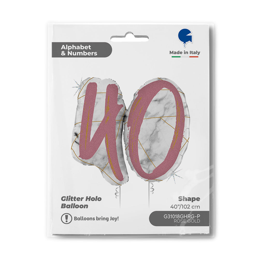 Marble Mate Numbers 40 Rose Gold