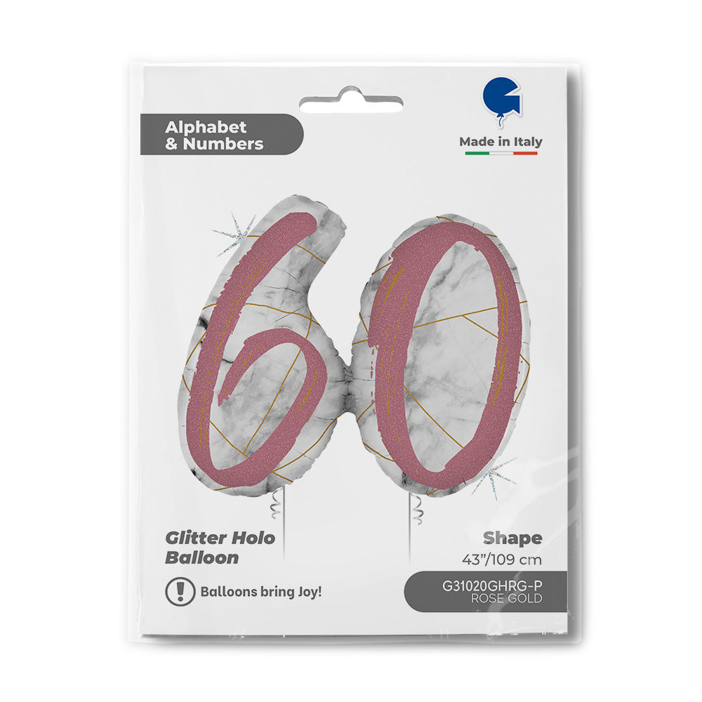 Marble Mate Numbers 60 Rose Gold