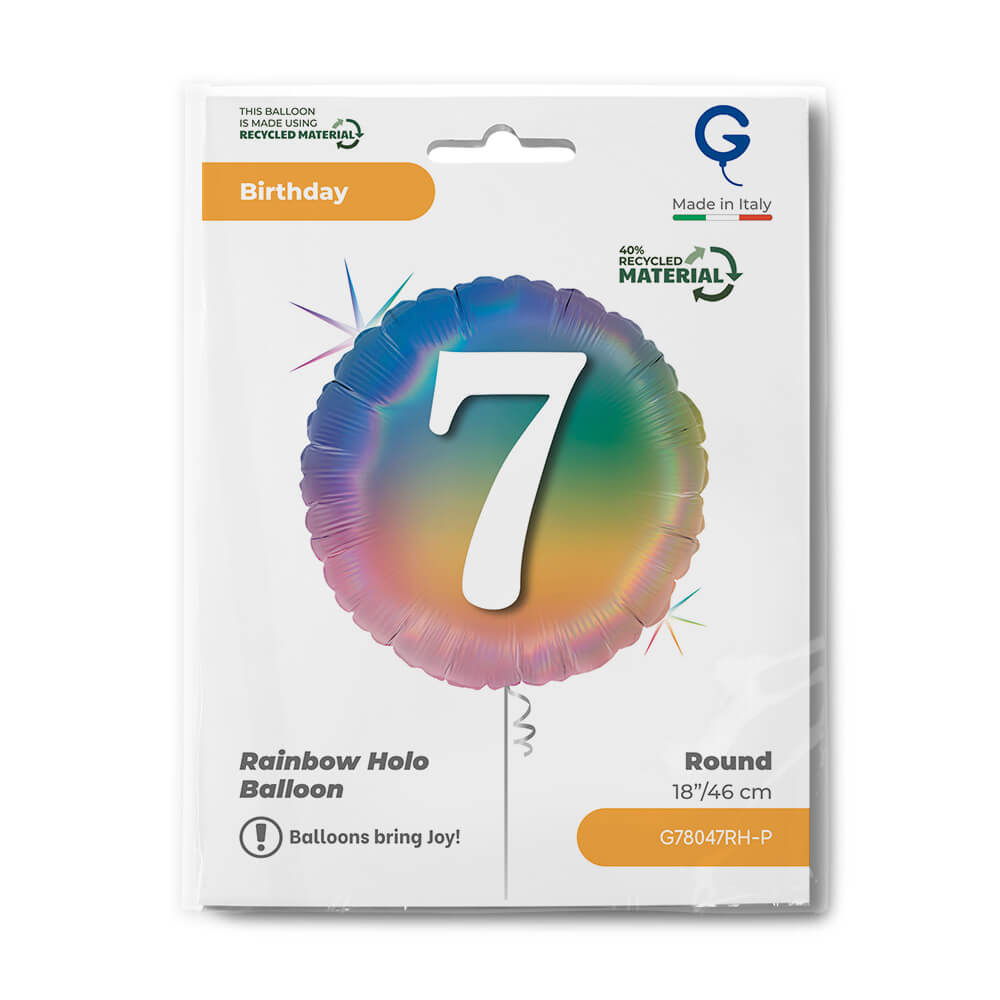 Happy 7 Colourful Rainbow - Single Pack