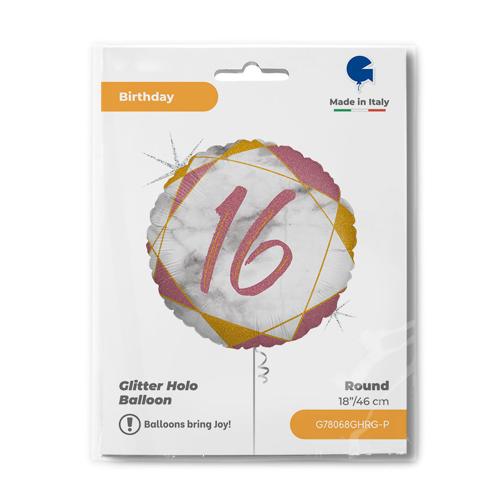 R18 Marble Mate 16 Rose Gold