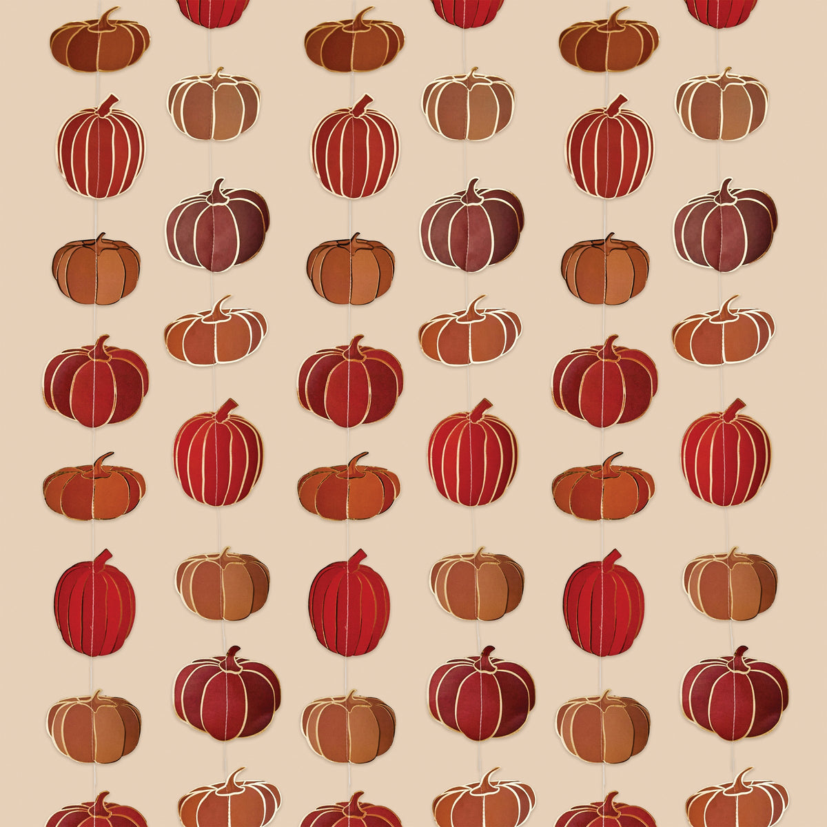Pumpkin Hanging Decoration 5m
