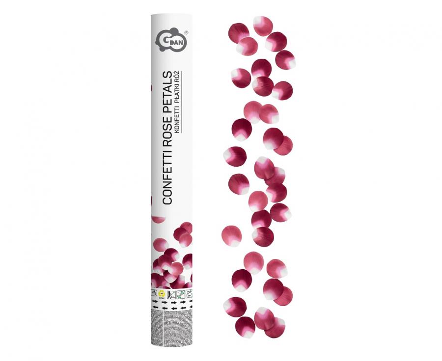 Pneumatic confetti Rose Petals, dark red, paper(40 cm)