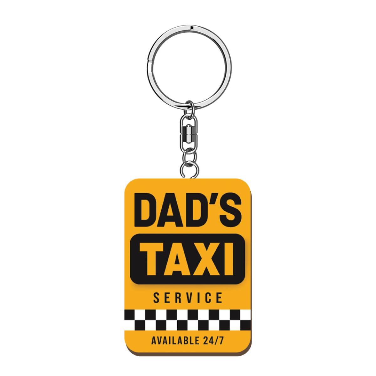 Dad's Taxi Keyring
