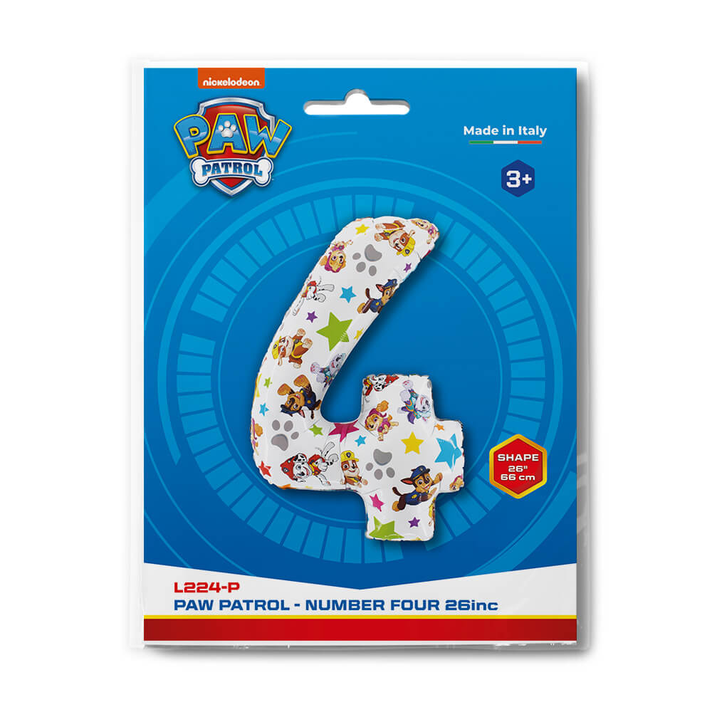 Paw Patrol - Number Four 26inc