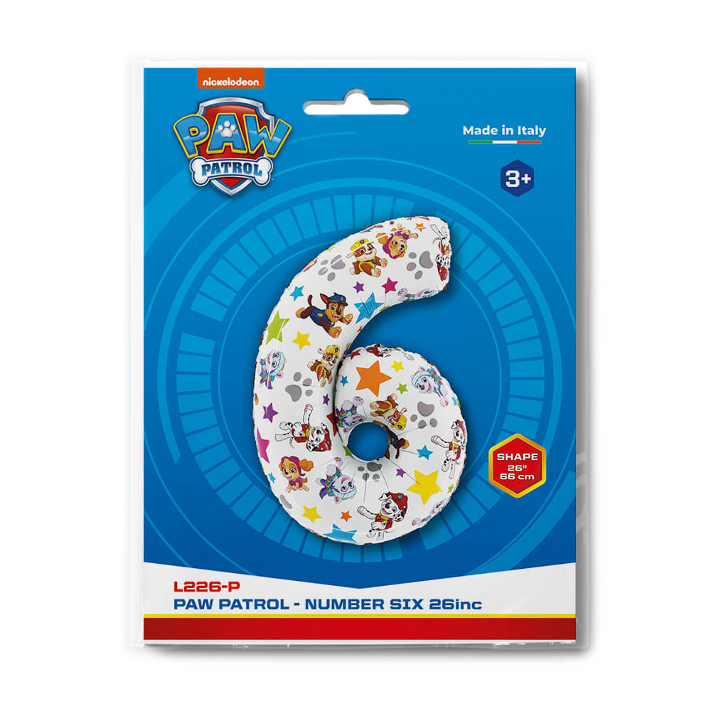 Paw Patrol - Number Six 26inc