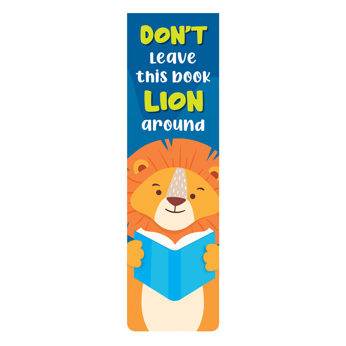 Don't Leave This Book Lion Magnetic Bookmark