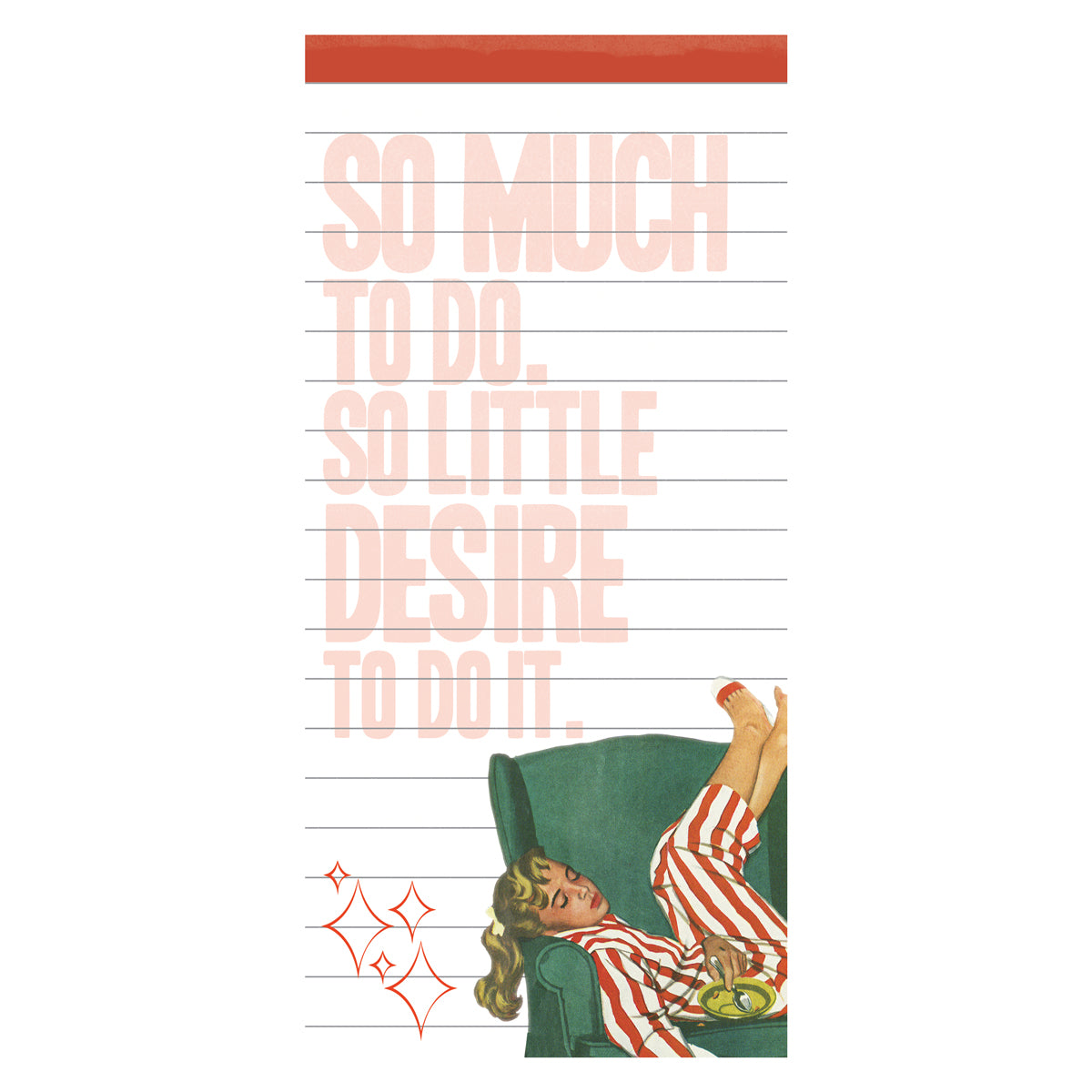 So Much to Do Little Desire Magnetic Notepad