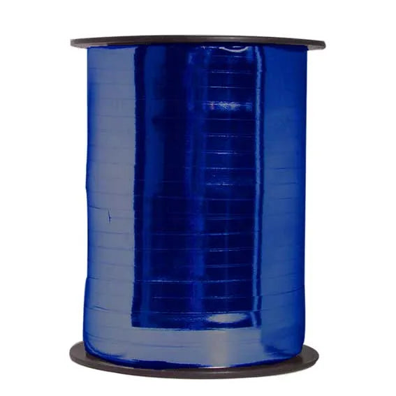 Blue Metallic Curling Ribbon 5mmx250M