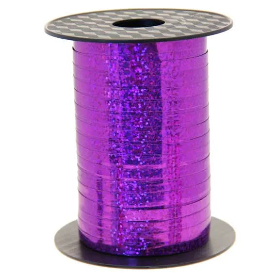 Purple Holographic Curling Ribbon 5mm*250mm