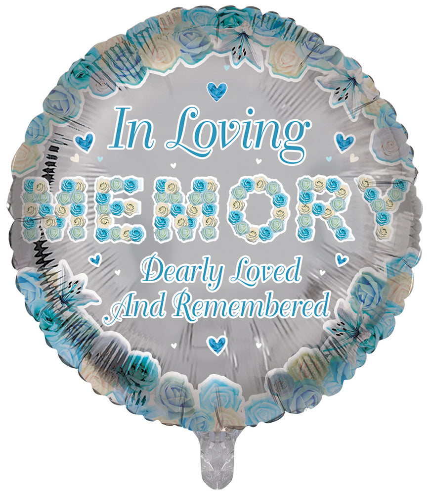 In Loving Memory Blue Round