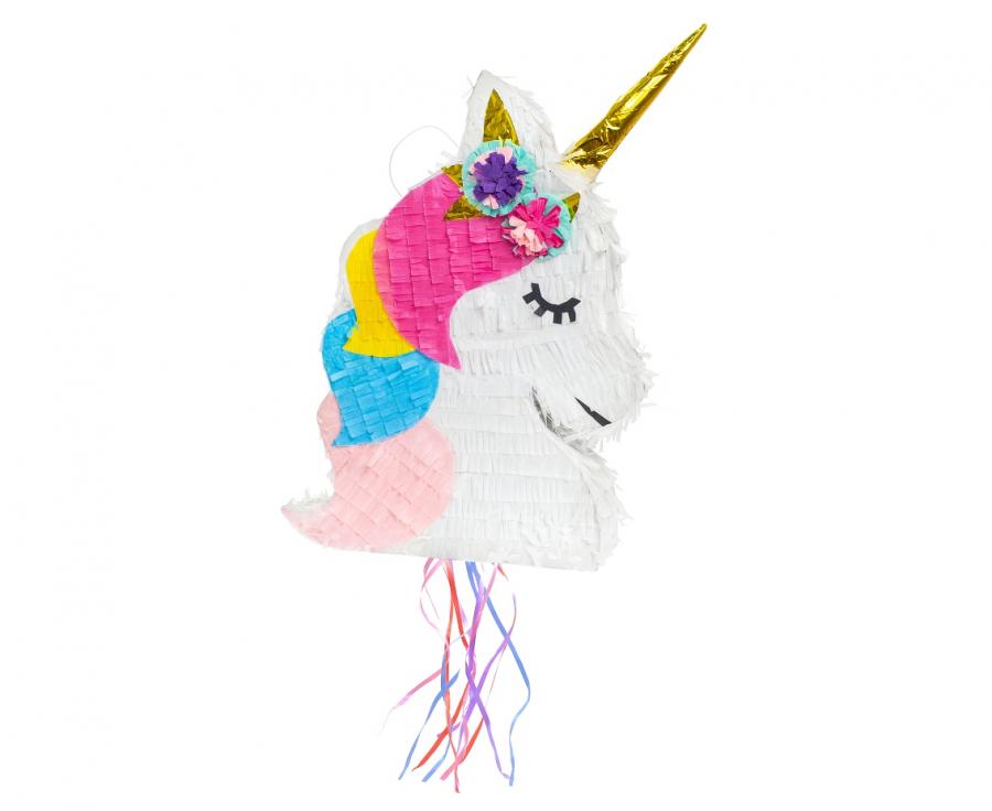 Dreamy Unicorn piñata, size 40 × 7.5 × 32 cm