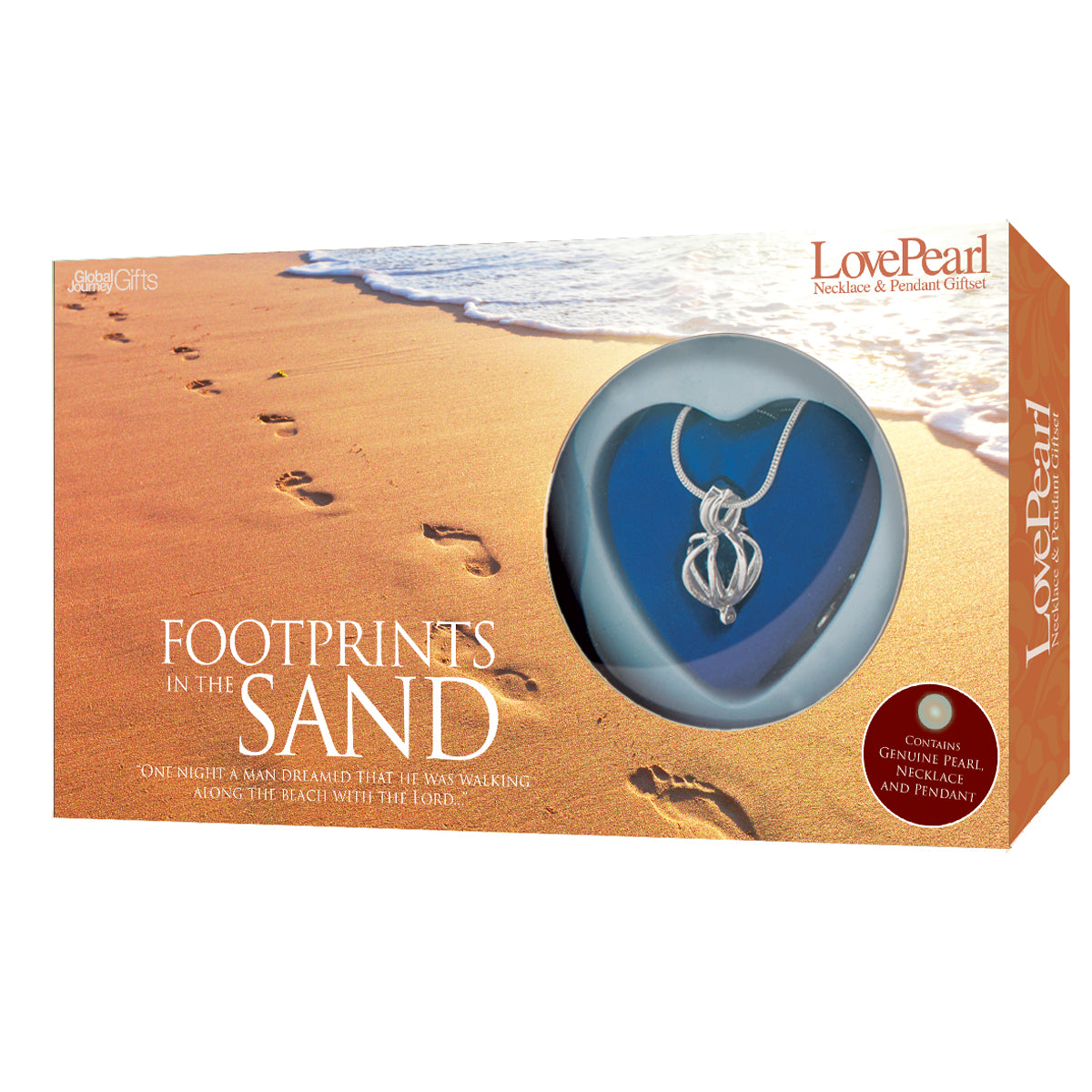 Footprints Wish Pearl