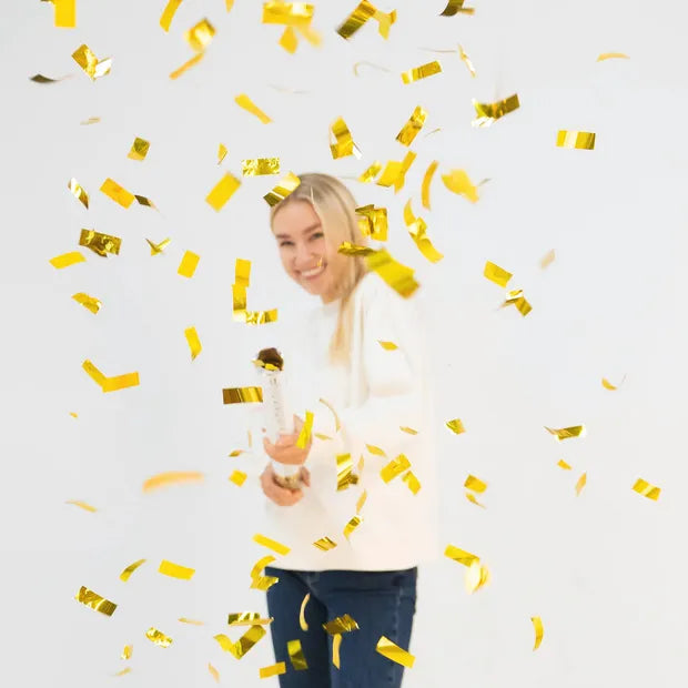 Confetti Cannon Gold 60cm