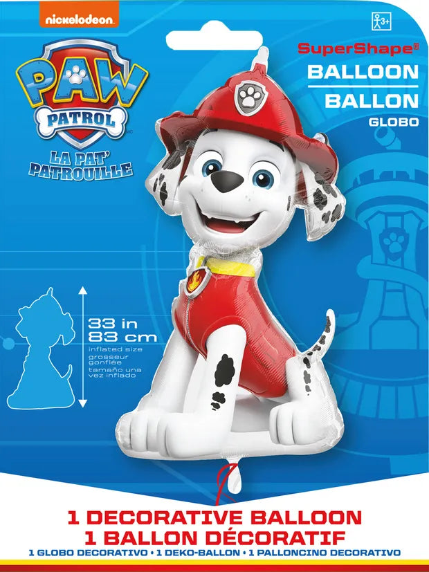 Shape Paw Patrol Marshall 84x53cm (W)
