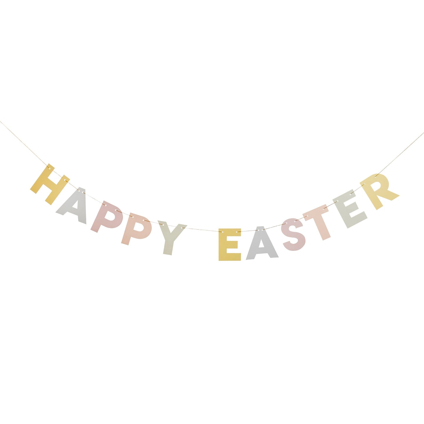 Pastel 'Happy Easter' Card Banner 2m