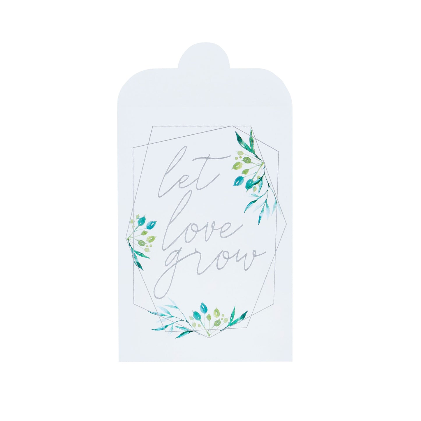 White Seed Bags 'Let Love Grow' - Pack of 20