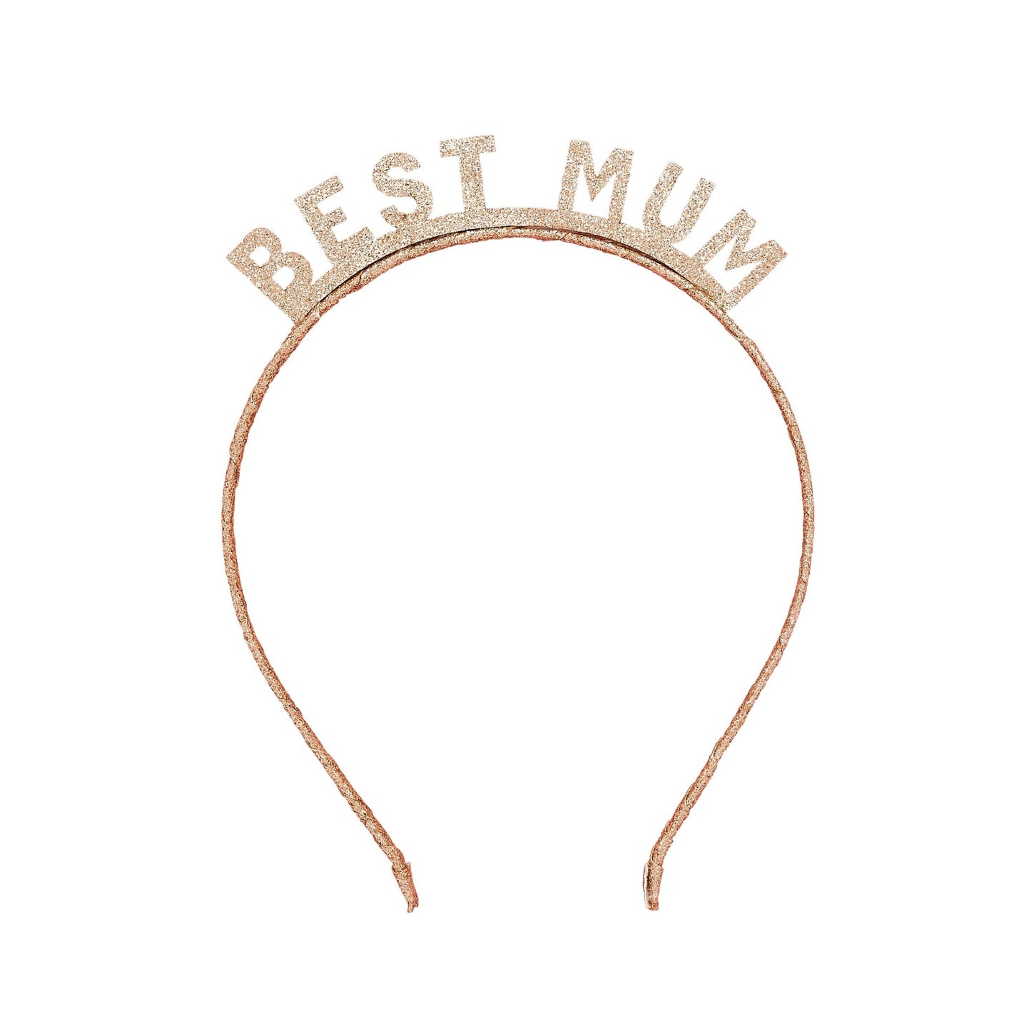 Gold 'Best Mum' Glitter Headband