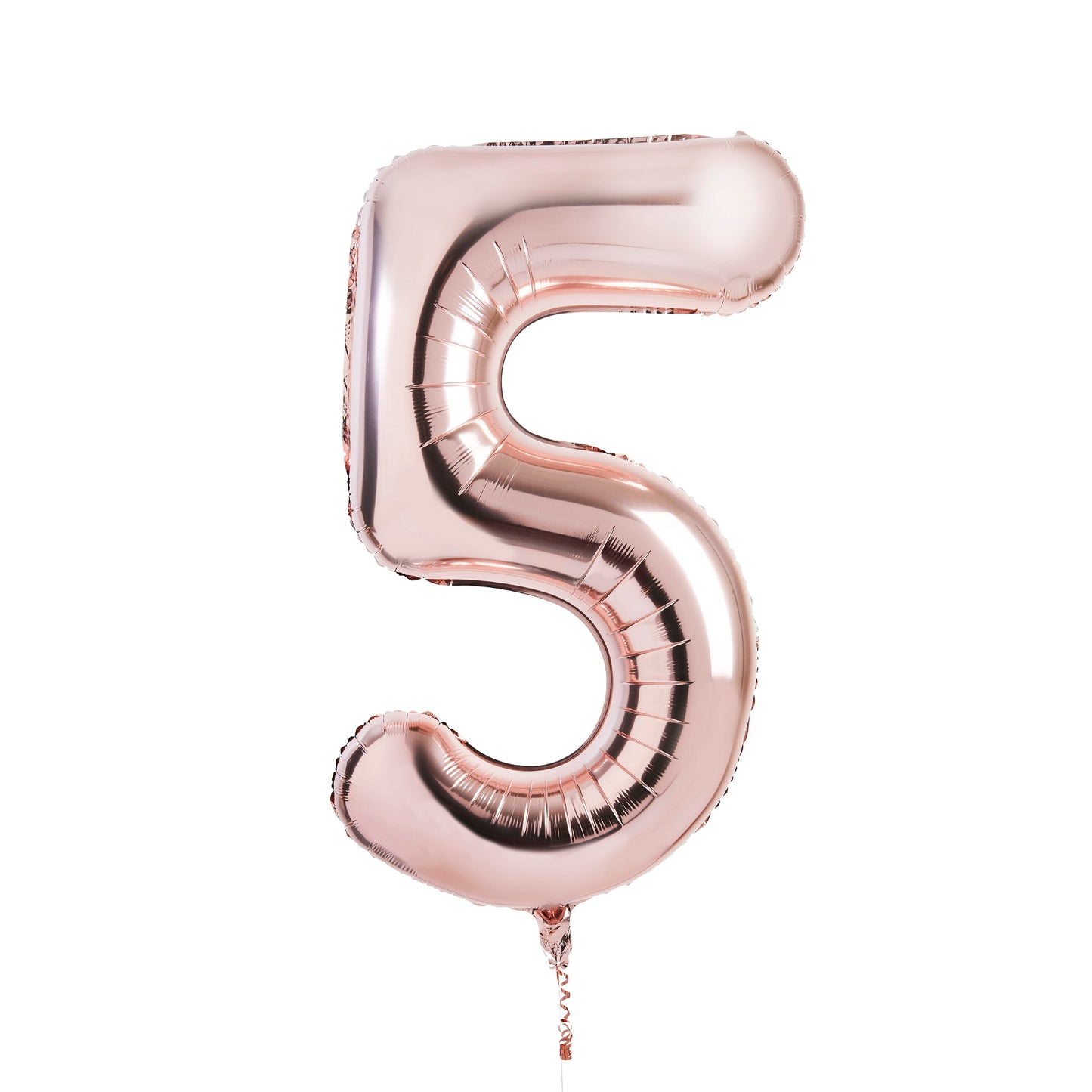 Rose Gold Number '5' Foil 34" Balloon