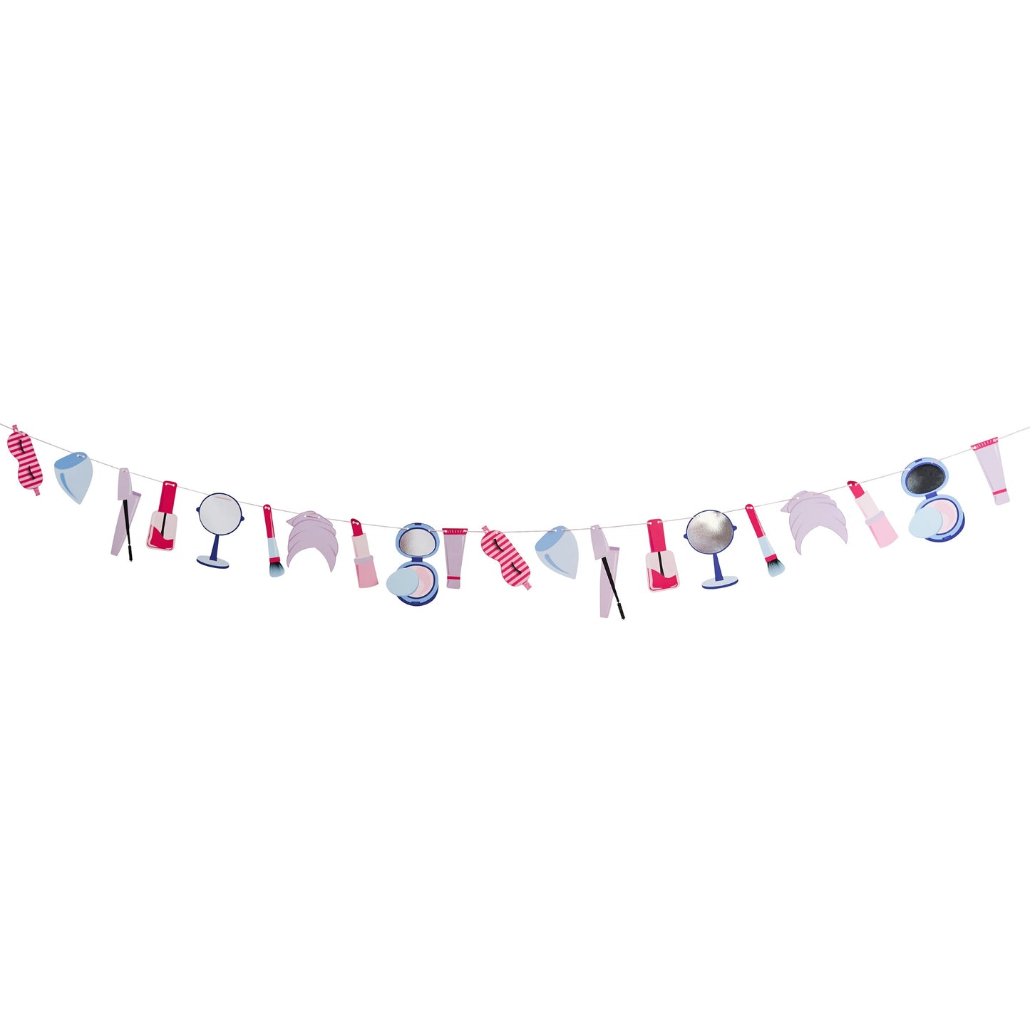 Pamper Party Card Garland 2m