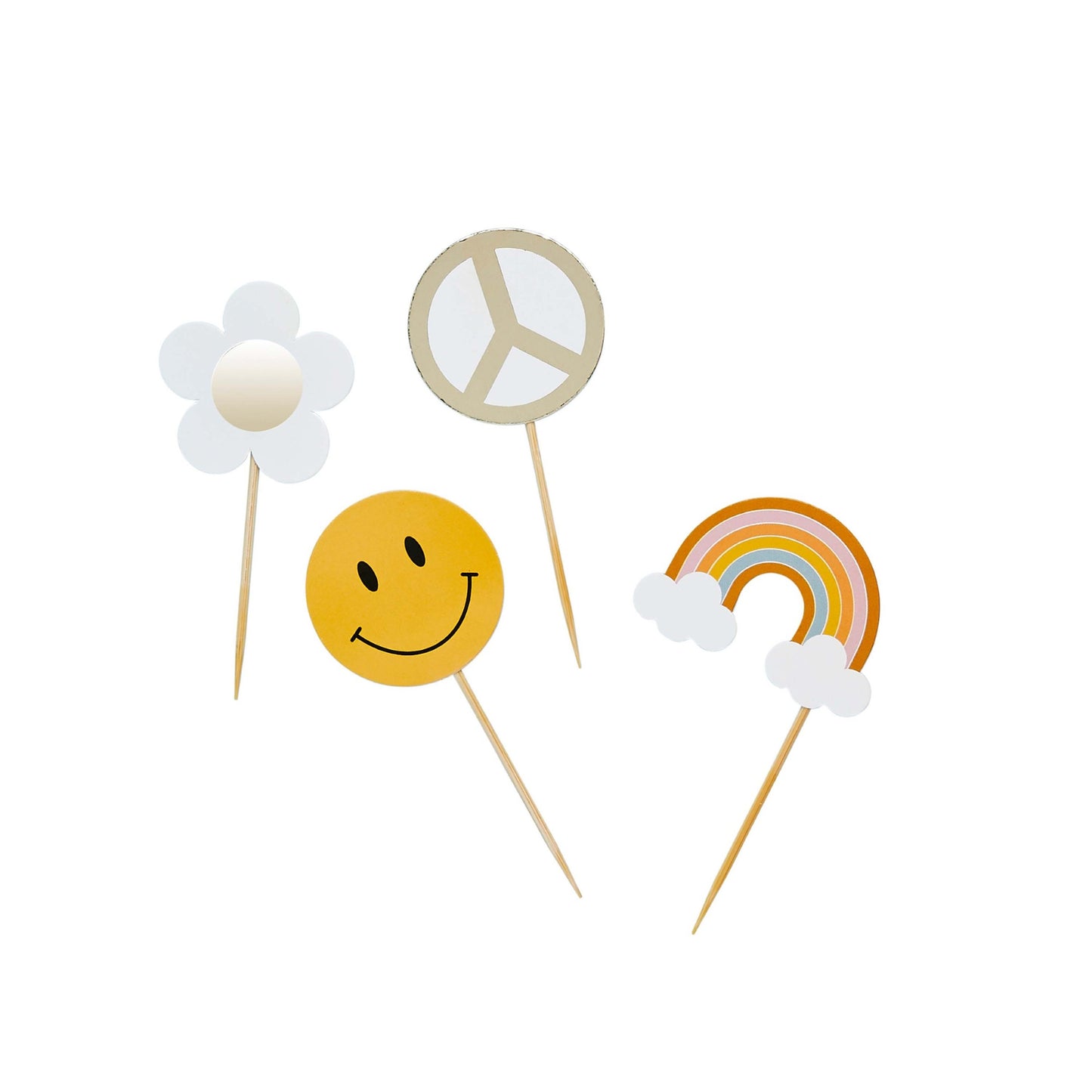 Groovy Food Picks - Pack of 12