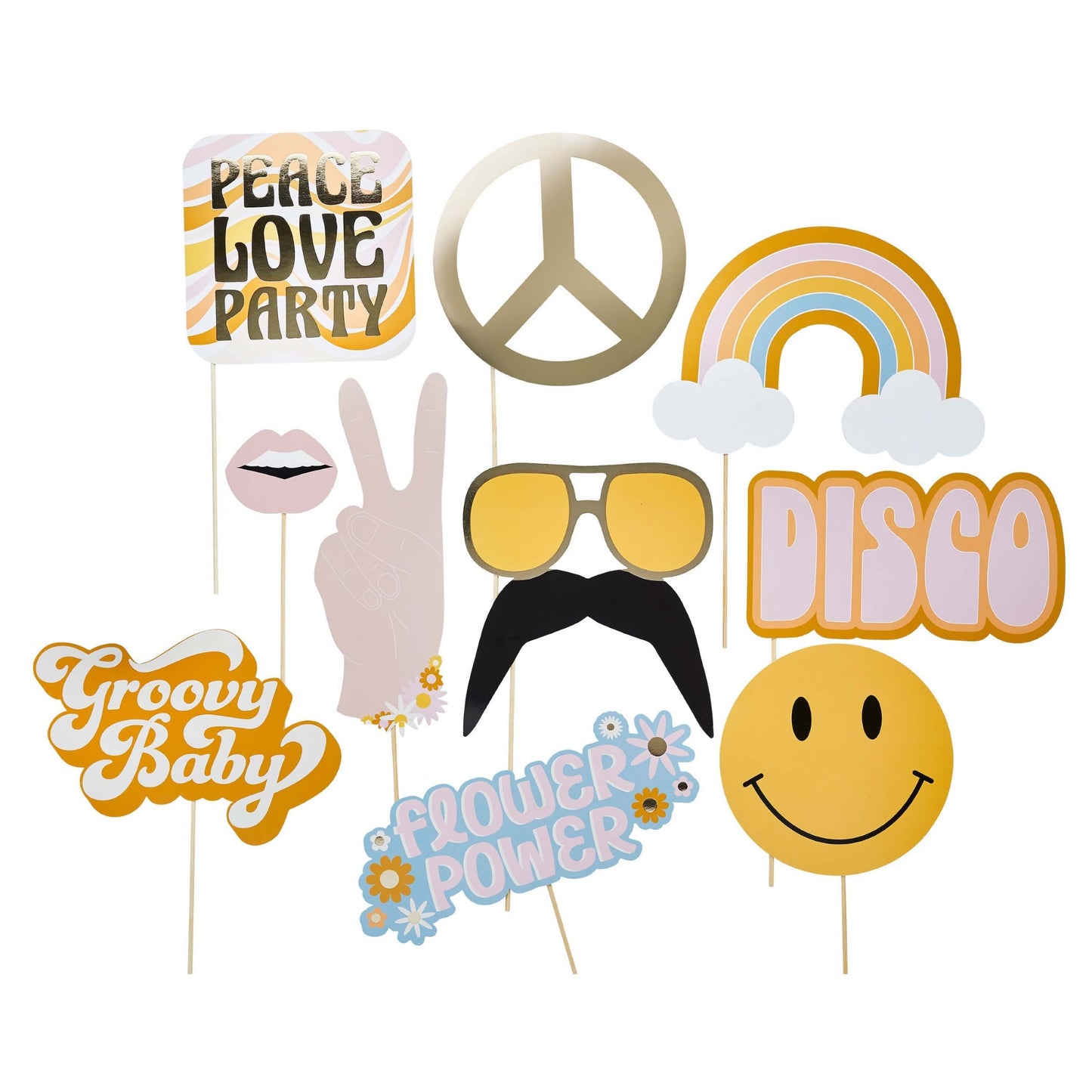 Groovy Photo Props - Pack of 10