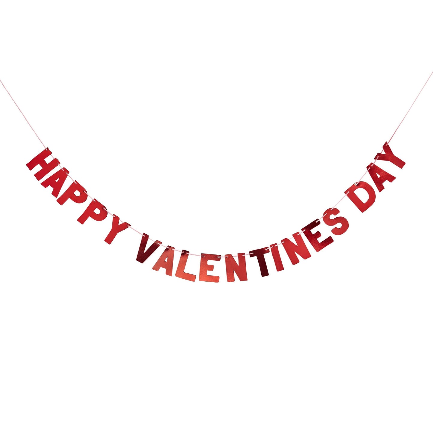 Red 'Happy Valentines Day' Card Banner 2m