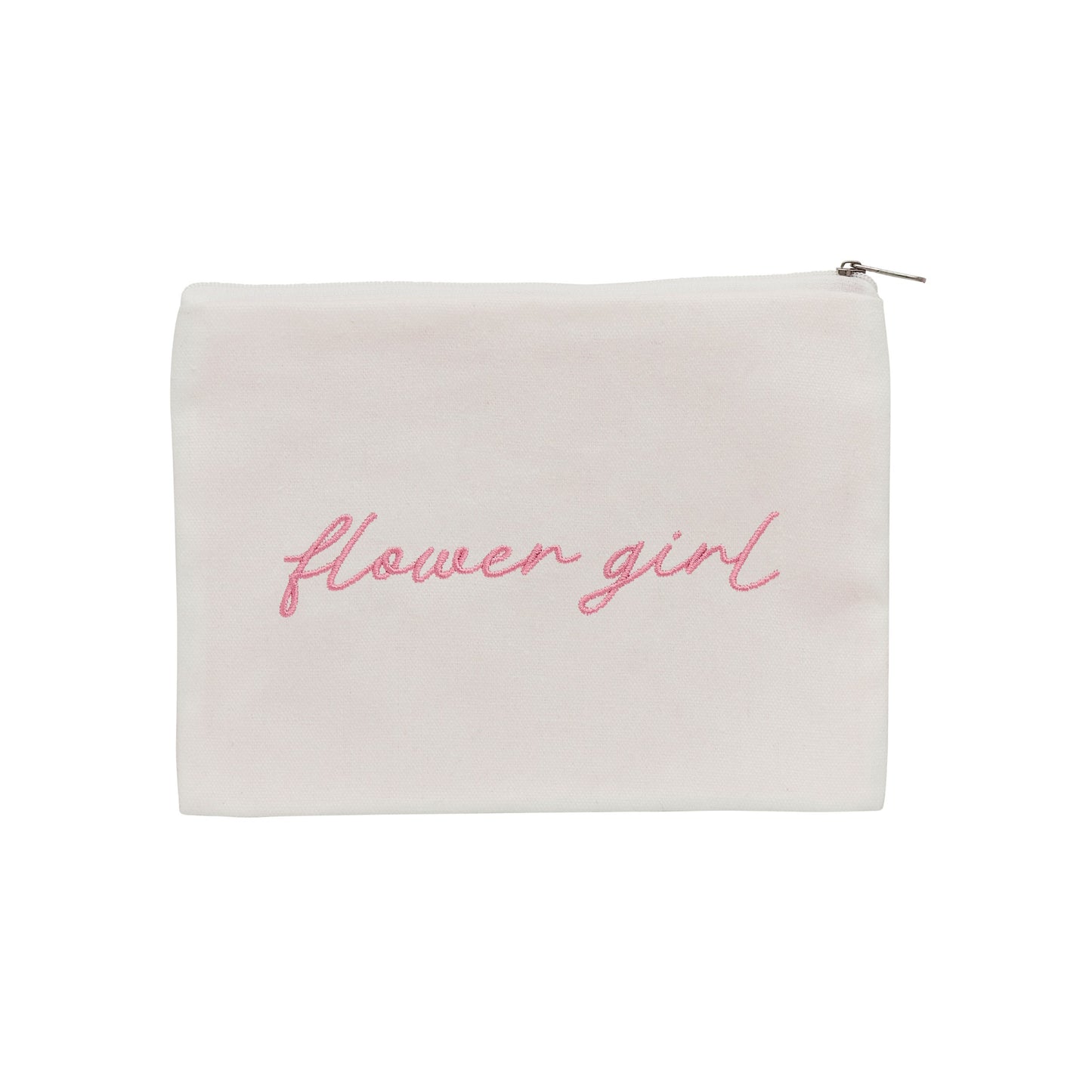 Flower Girl Cotton Pouch