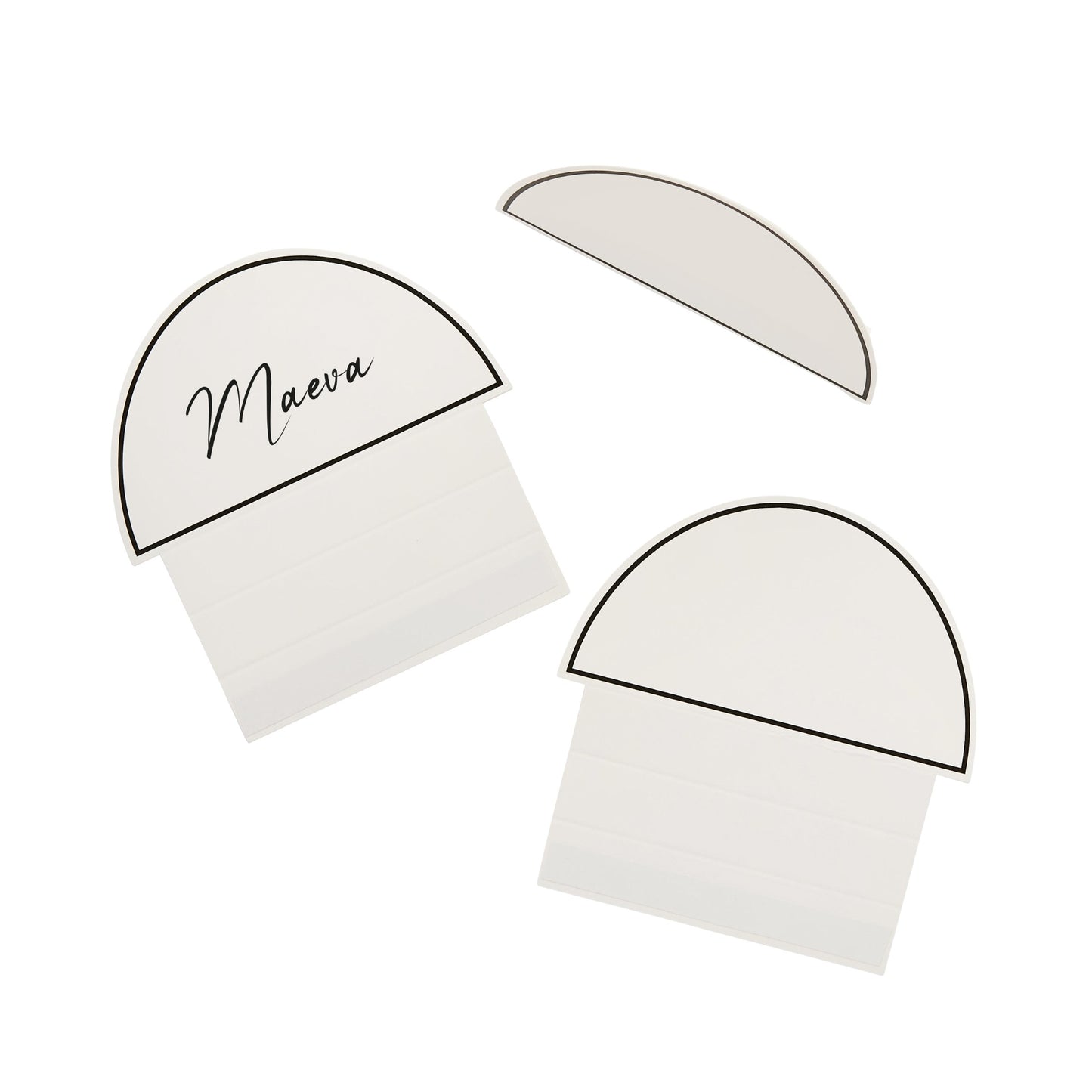 Monochrome Arch Place Cards - Pack of 10