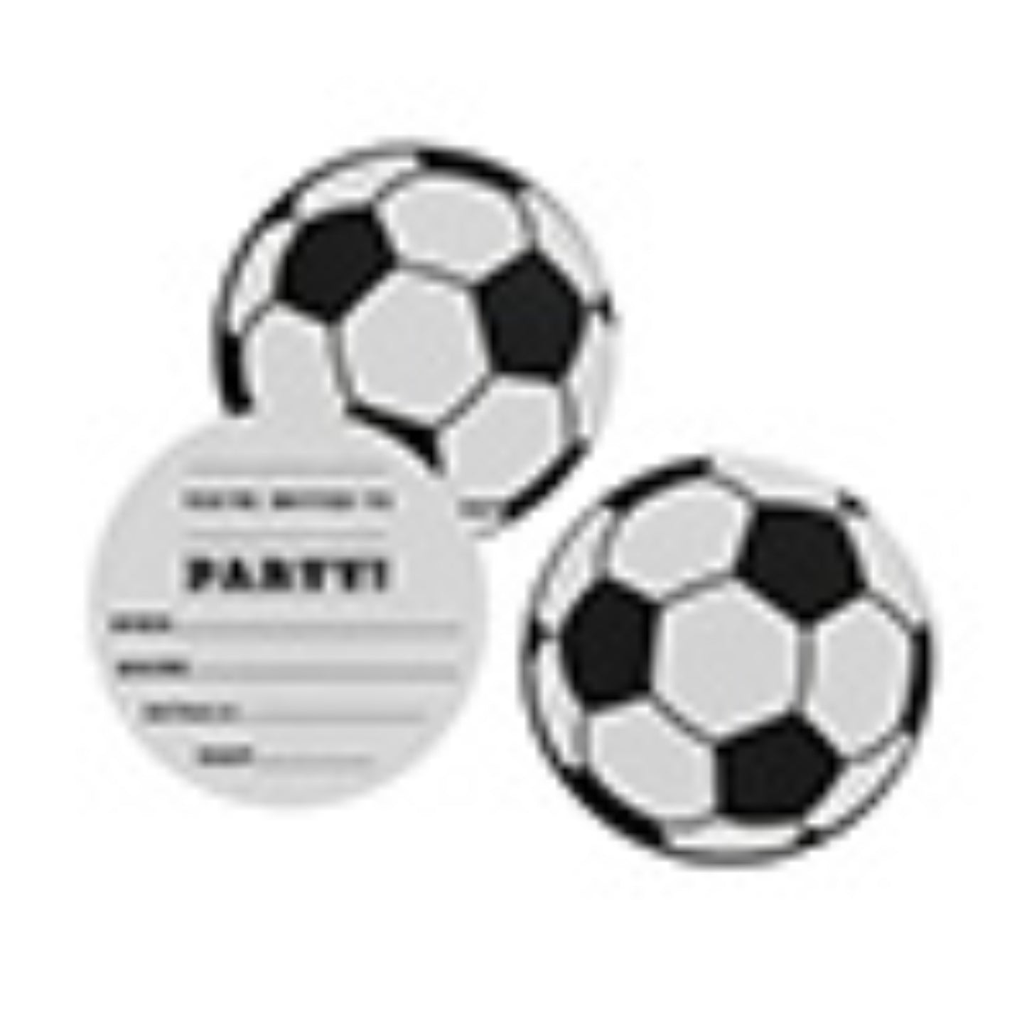 Football Party Invitations - Pack of 10