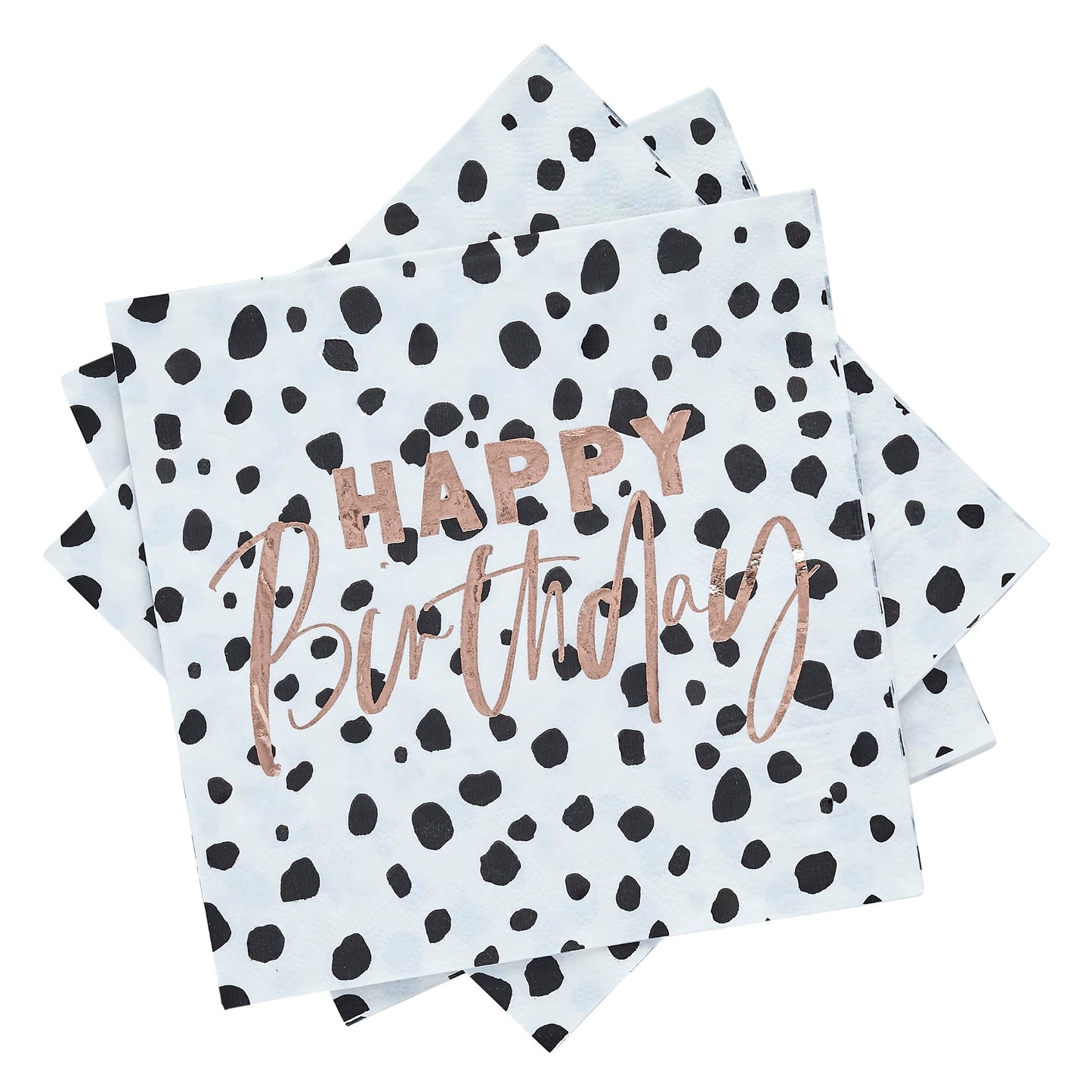 Dalmatian 'Happy Birthday' Paper Napkins - Pack of 20